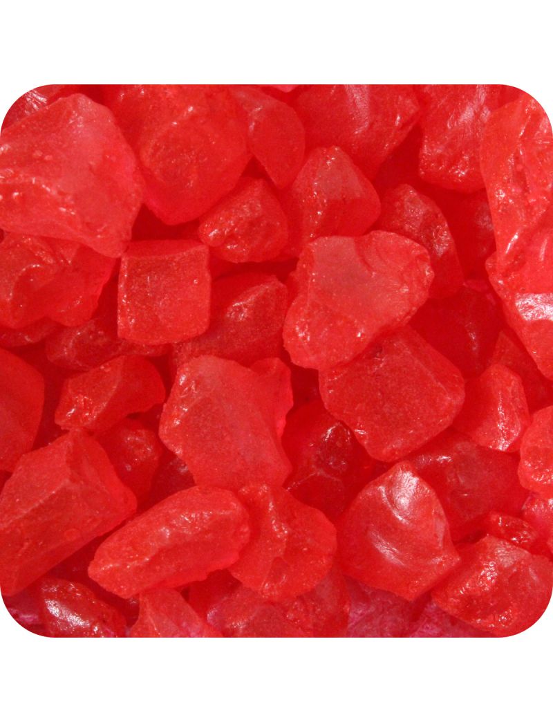 Sandtastik Colored ICE Decorative Glass Gems, Red
