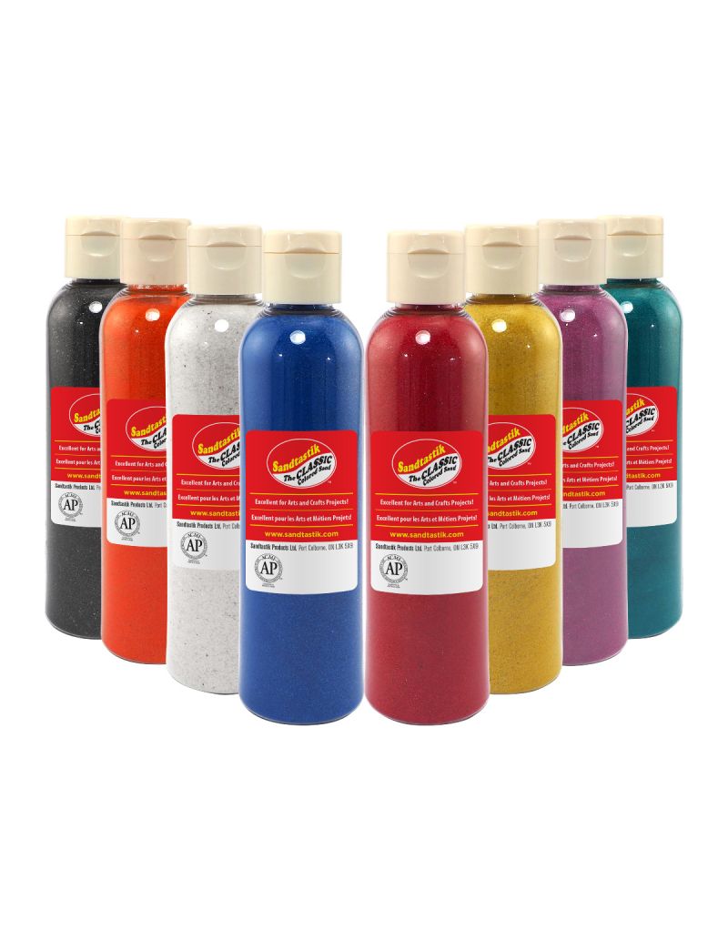 Classic Colored Sand Mini Starter Set, 8-Pack