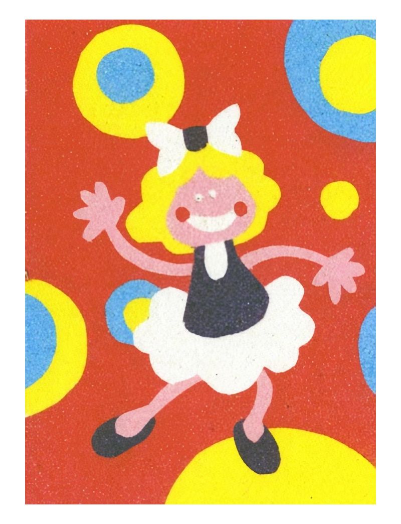 Peel 'N Stick Adhesive Sand Art Board, Dancing Girls (5-in x 7-in)