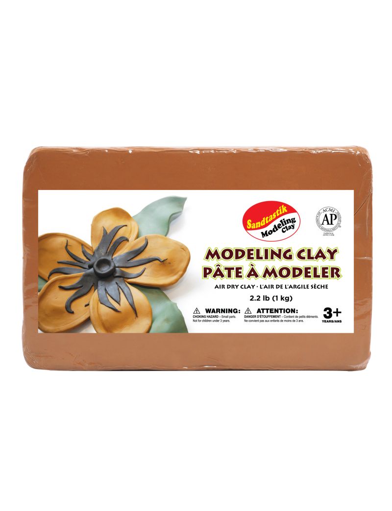 Air Dry Modeling Clay, Terracotta-2.2 lb (1 kg)