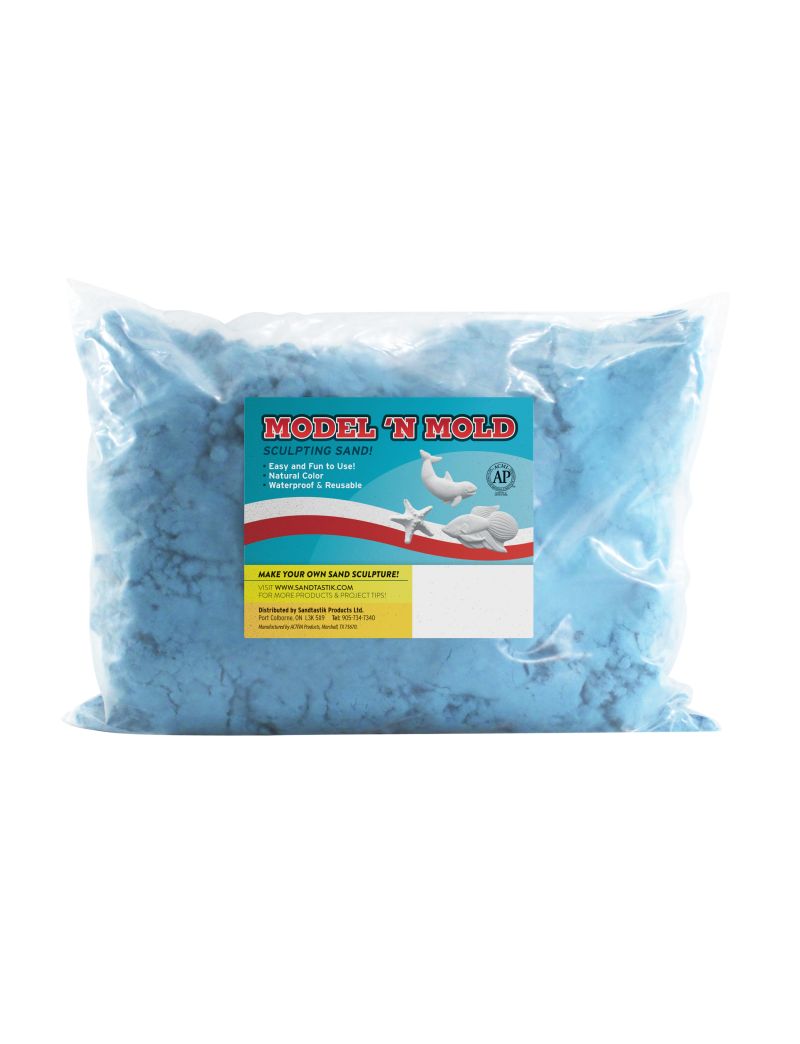 Sandtastik Model 'N Mold Sculpting Play Sand, Blue-5 lb (2.3 kg)