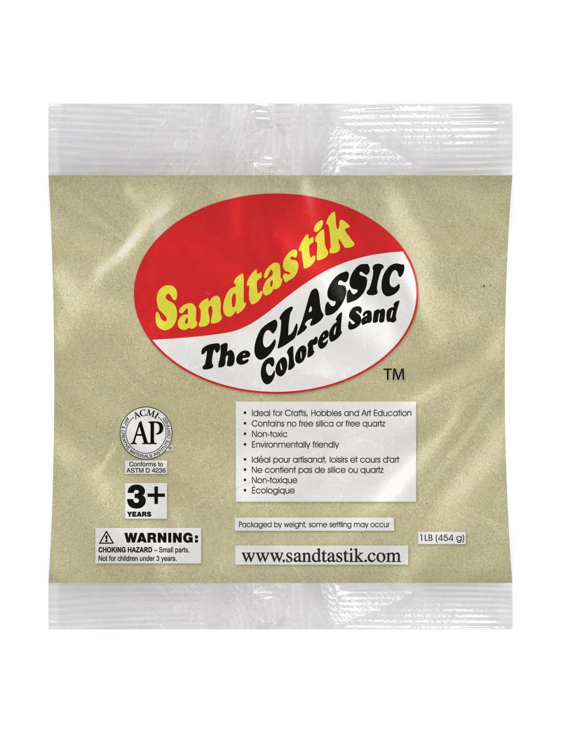 Sandtastik Classic Colored Sand, Sage-1 lb (454 g)