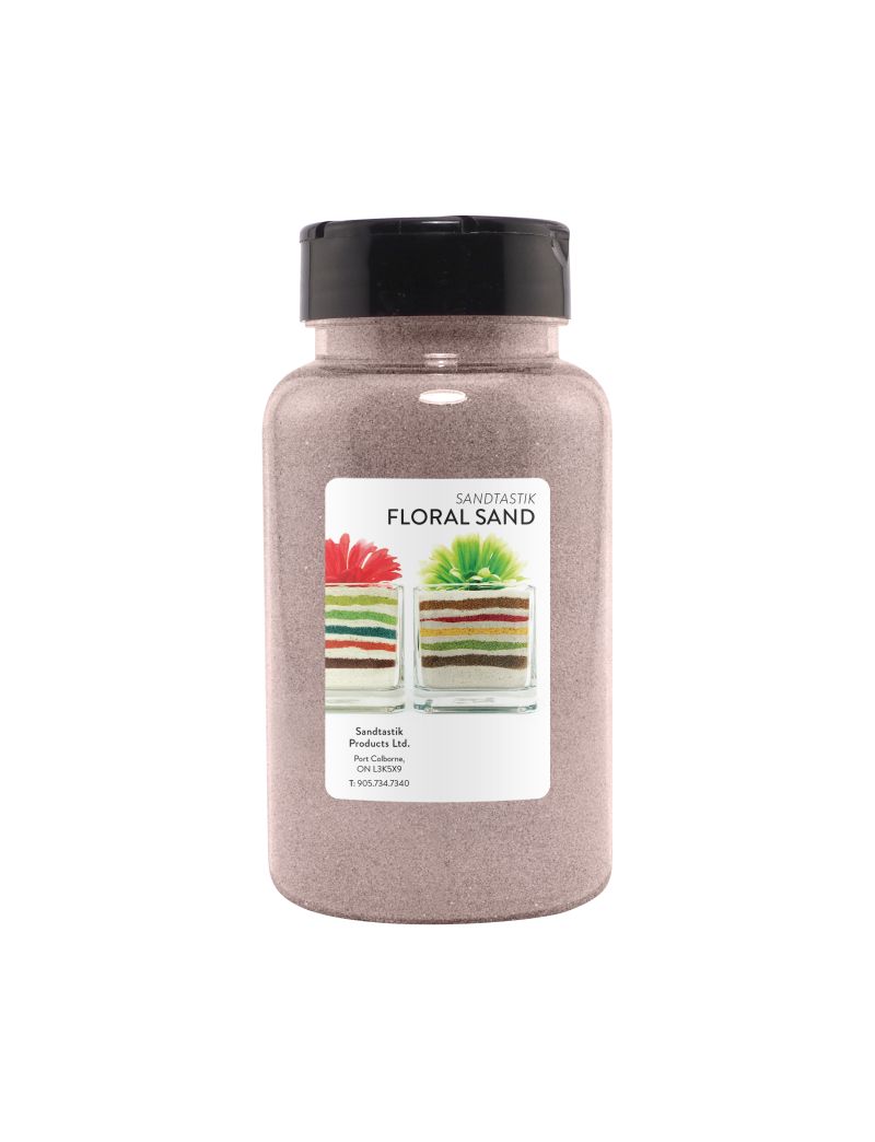 Sandtastik Floral Colored Sand, Light Silver-22 oz (623 g)