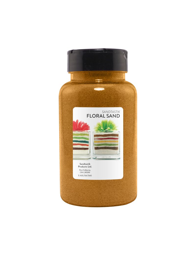 Sandtastik Floral Colored Sand, Mocha Latte-22 oz (623 g)