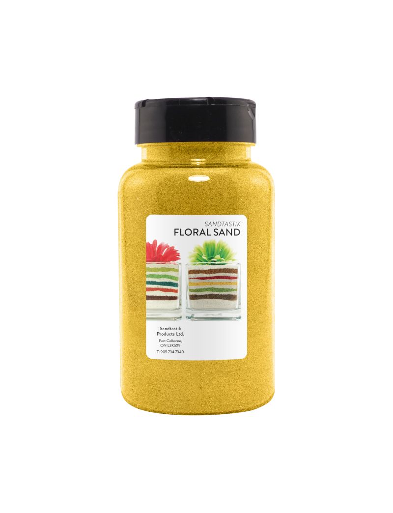 Sandtastik Floral Colored Sand, Banana-22 oz (623 g)