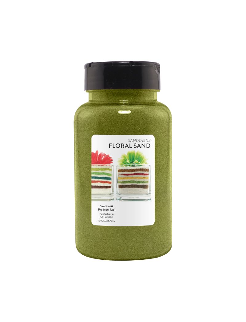 Sandtastik Floral Colored Sand, Kiwi-22 oz (623 g)