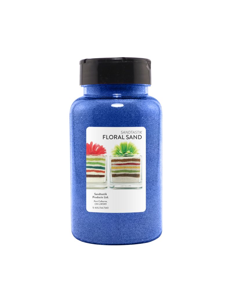 Sandtastik Floral Colored Sand, Blue Hawaii-22 oz (623 g)
