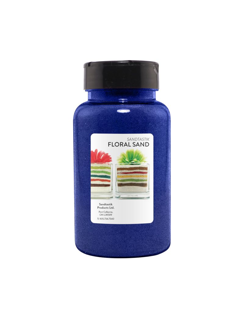Sandtastik Floral Colored Sand, Baja Blue-22 oz (623 g)