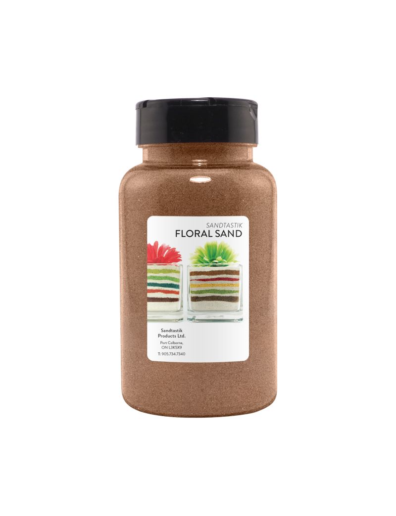 Sandtastik Floral Colored Sand, Beige-22 oz (623 g)