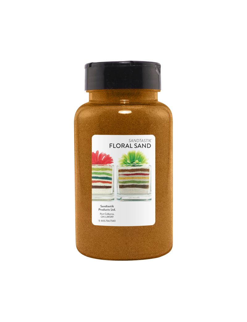 Sandtastik Floral Colored Sand, Espresso-22 oz (623 g)
