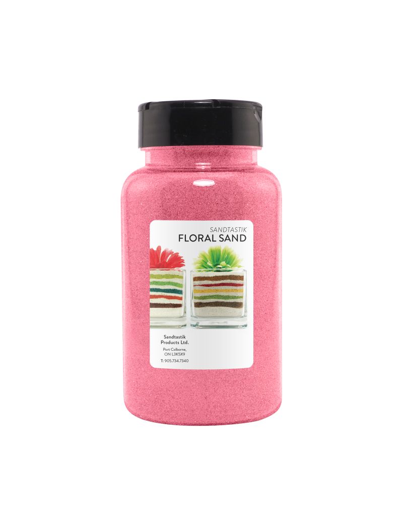 Sandtastik Floral Colored Sand, Pink-22 oz (623 g)