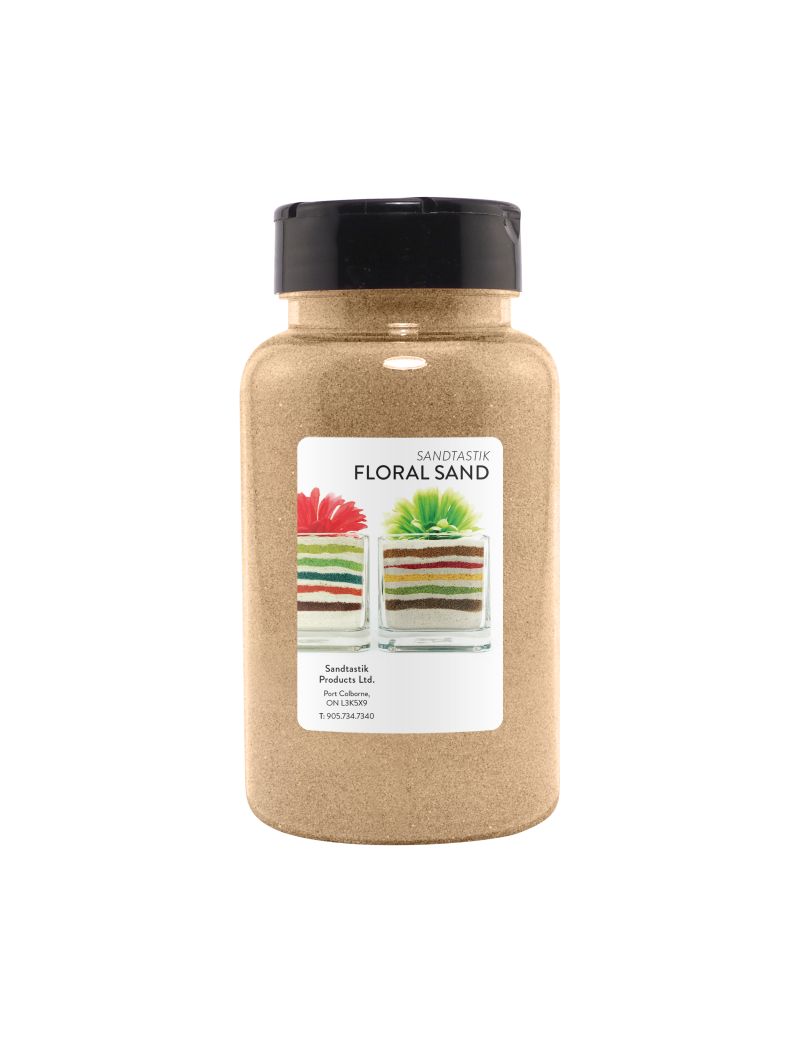 Sandtastik Floral Colored Sand, Latte-22 oz (623 g)