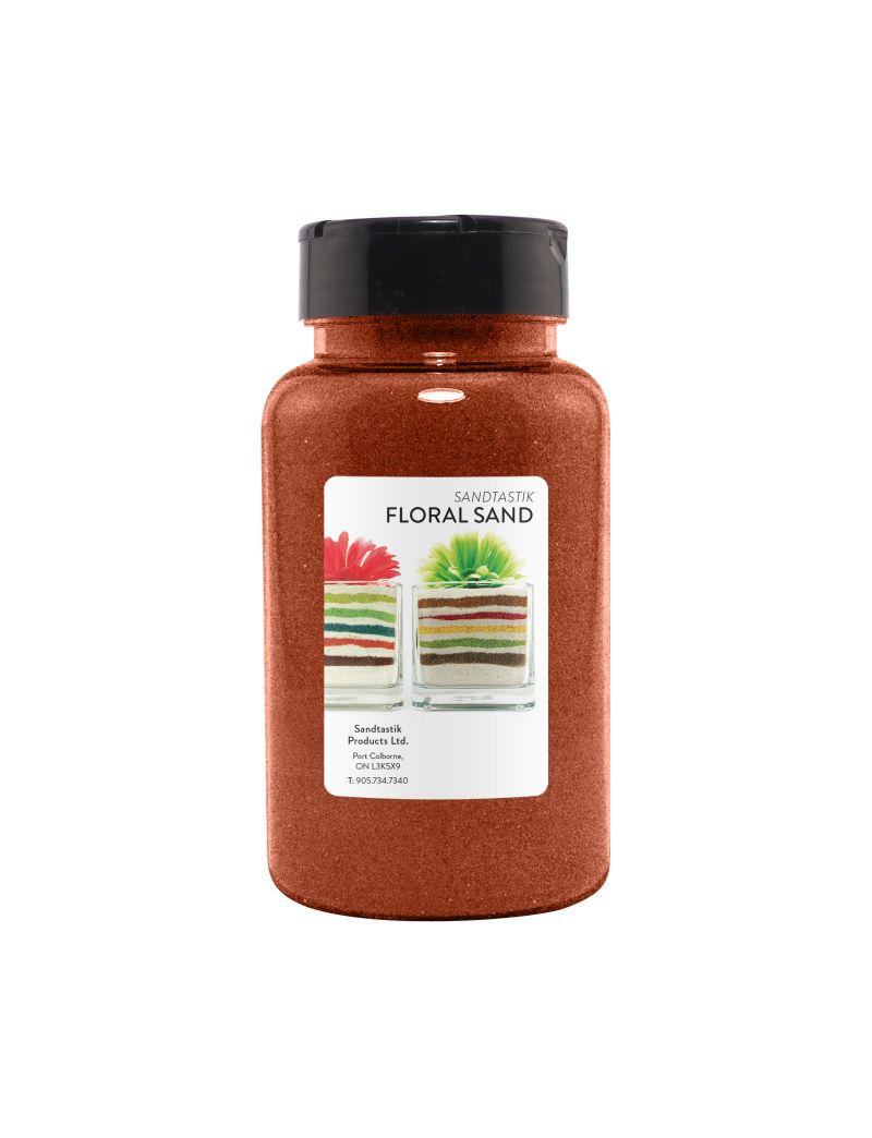 Sandtastik Floral Colored Sand, Marsala-22 oz (623 g)