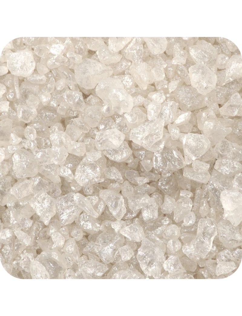 Sandtastik Colored ICE Decorative Glass Gems, Pearl