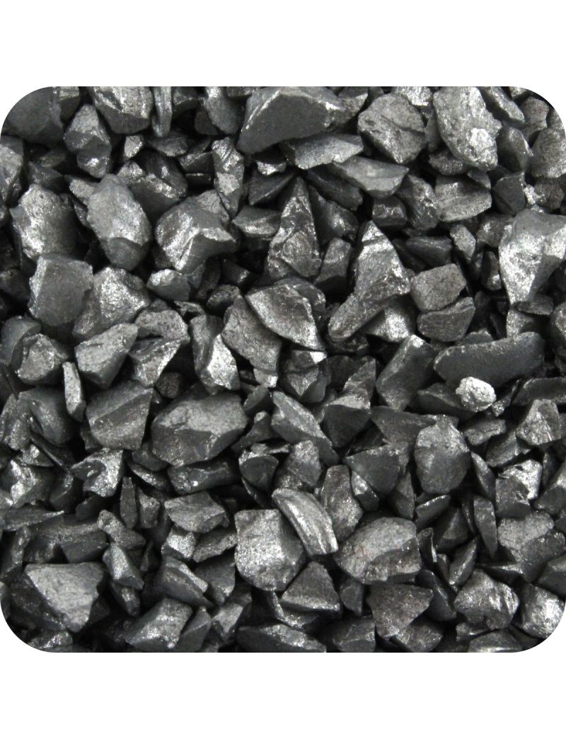 Sandtastik Colored ICE Decorative Glass Gems, Silver