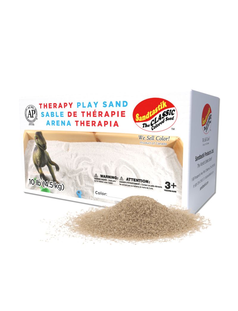 Sandtastik Coarse Therapy Play Sand, Beach, 10 lb (4.5 kg)