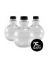 Round Bulb Sand Art Bottles, Set of 25