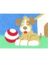 Peel 'N Stick Adhesive Sand Art Board, Fetch Puppy (5-in x 7-in)