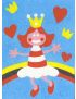 Peel 'N Stick Adhesive Sand Art Board, Princess Rainbow (5-in x 7-in)