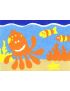 Peel 'N Stick Adhesive Sand Art Board, Octopus & Friends (5-in x 7-in)