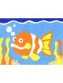 Peel 'N Stick Adhesive Sand Art Board, Goldfish (5-in x 7-in)