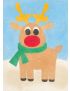 Peel 'N Stick Adhesive Sand Art Board, Reindeer (5-in x 7-in)