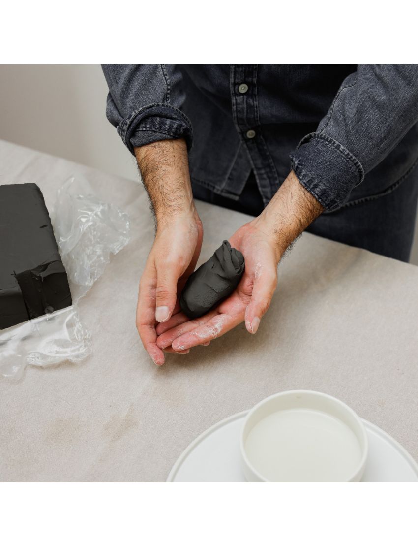 Air Dry Modeling Clay, Black