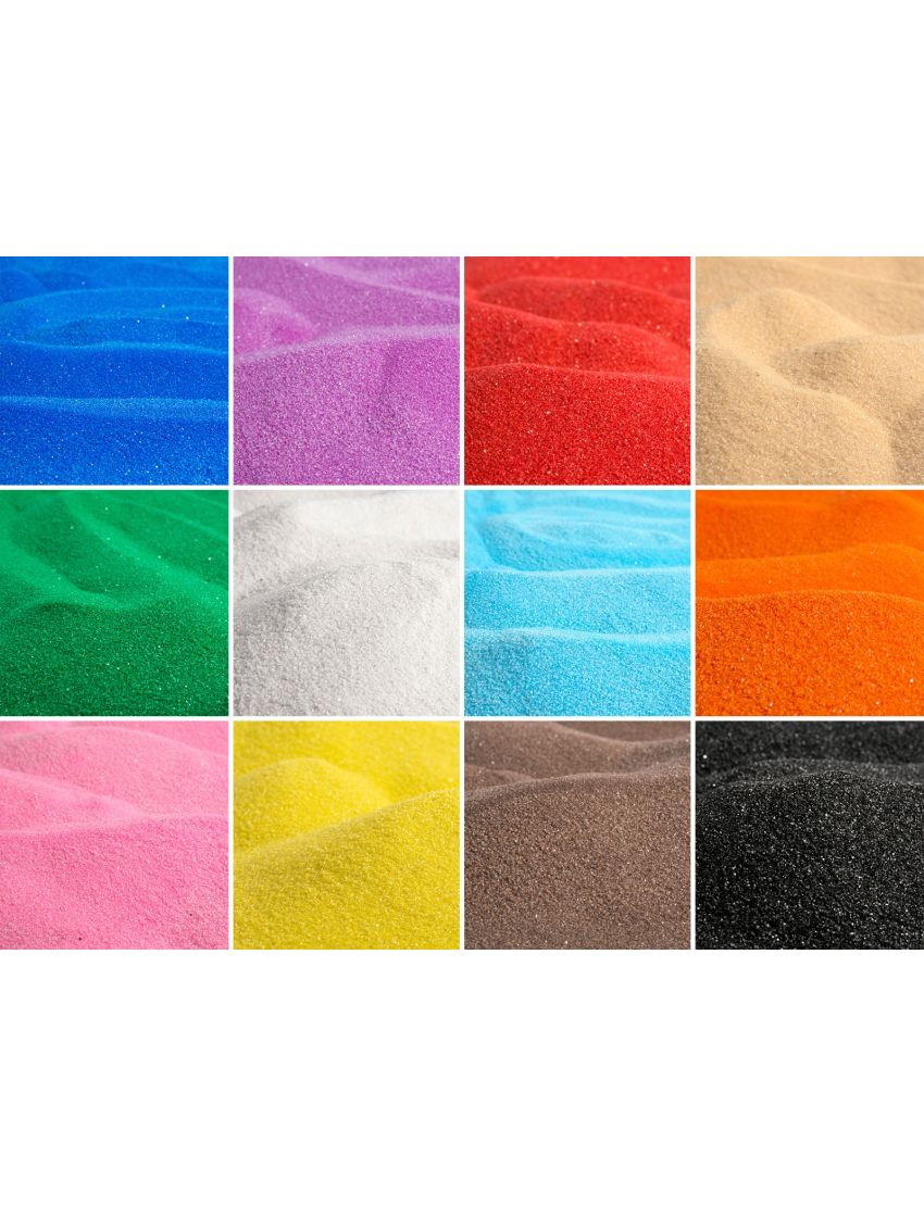 Multi-Color Sand Assortment Class Pack #1, 12-Pieces