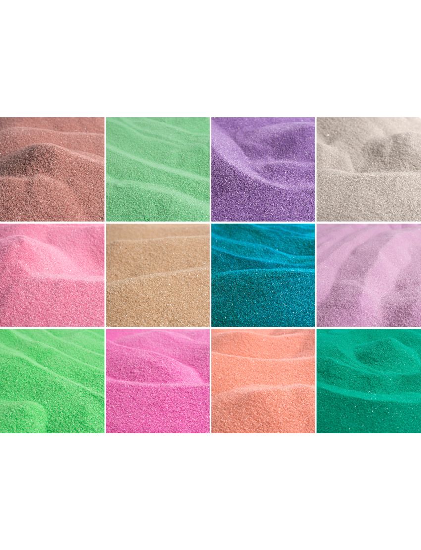 Multi-Color Sand Assortment Class Pack #2, 12-Pieces