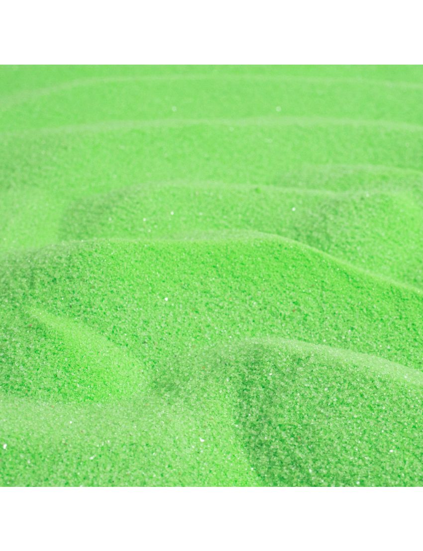 Sandtastik Classic Colored Sand, Fluorescent Green