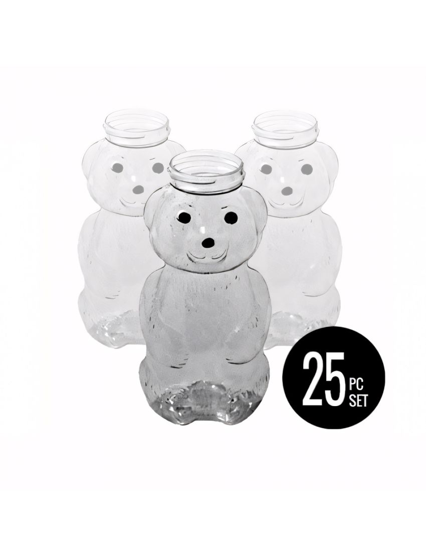 Honey Bear Sand Art Bottles, Set of 25