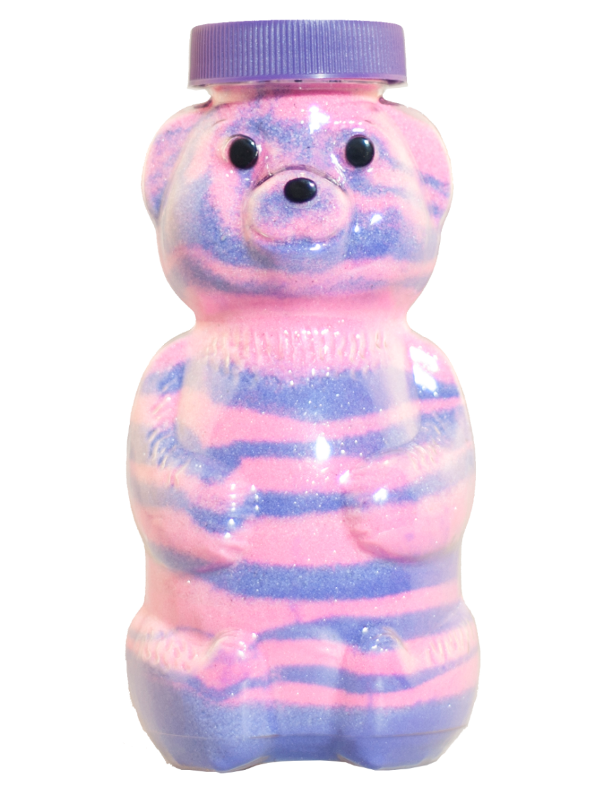 Beary Fun Classic Colored Sand Art Kit, Makes 6 Bottles