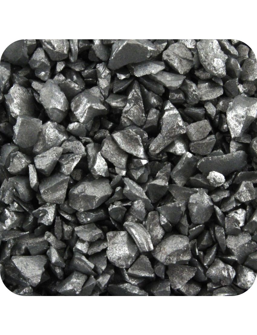 Sandtastik Colored ICE Decorative Glass Gems, Silver