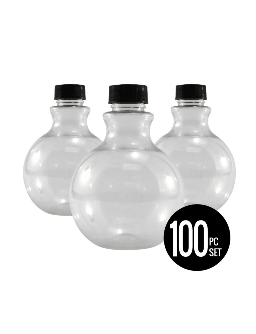Round Bulb Sand Art Bottles, Set of 100