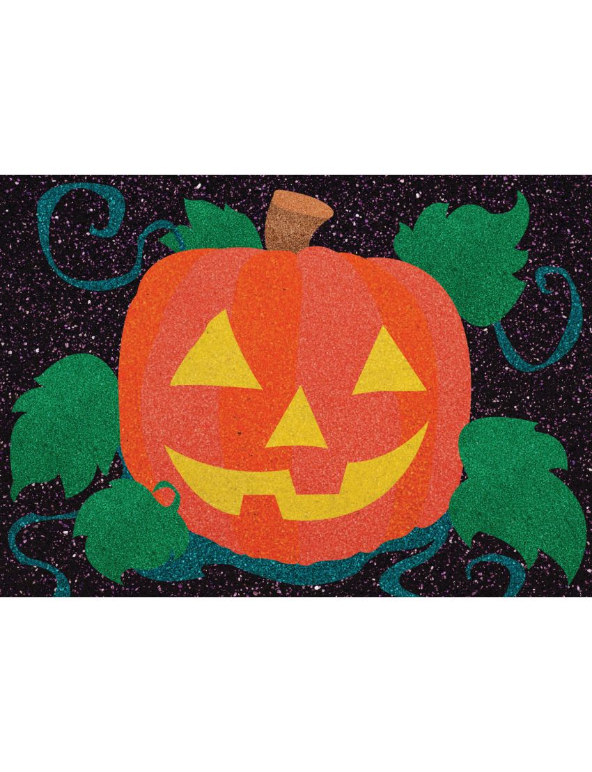 Peel 'N Stick Adhesive Sand Art Board, Jack-O'-Lantern (5-in x 7-in)