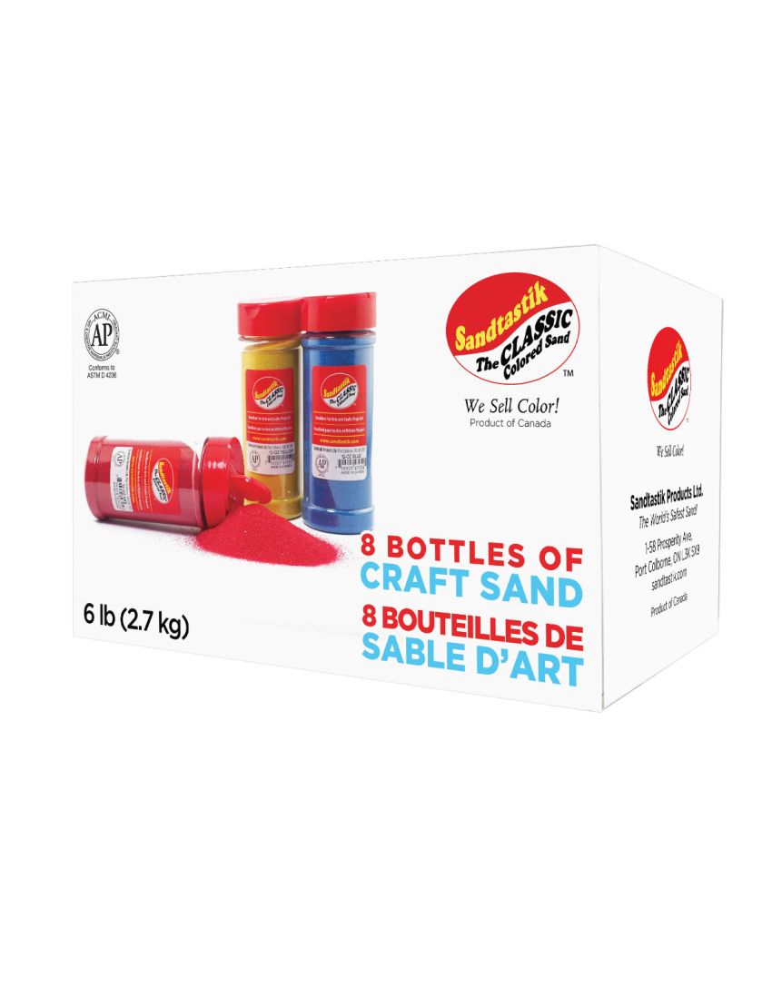 Classic Colored Sand Starter Set, 8-Pack