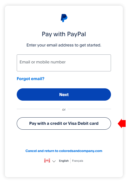 Pay with PayPal or Credit Card, No PayPal Account Necessary Pay with PayPal or Credit Card, No PayPal Account Necessary